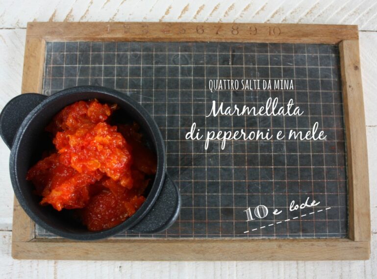 Marmellata di peperoni e mele